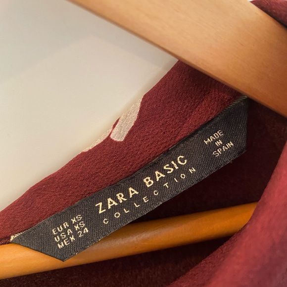 Zara Women's Red Blouse Top - Picture 5 of 6